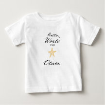 Hello World I am..., Personalized Name Kids Shirt