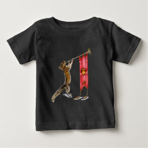 T-shirt Pour Bébé Herald de Cute Chipmunk