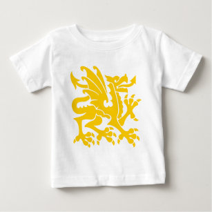 T-shirt Pour Bébé Heraldic Dragon 01 - Ambre