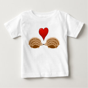 T-shirt Pour Bébé Hérisson amoureux