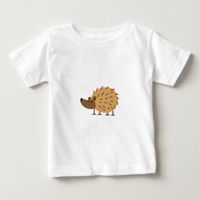 T-shirt Pour Bébé Hérisson de Woodland (Devant)