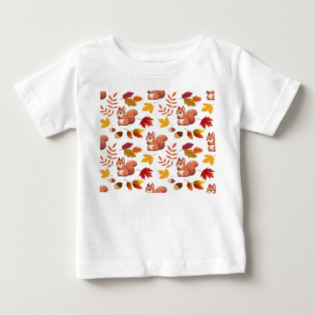 T-shirt Pour Bébé hérisson mignon (Devant)
