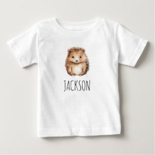 T-shirt Pour Bébé Hérisson mignon ! Personnalisable sans genre
