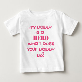 T-SHIRT POUR BÉBÉ HERO-DADDY-PINK