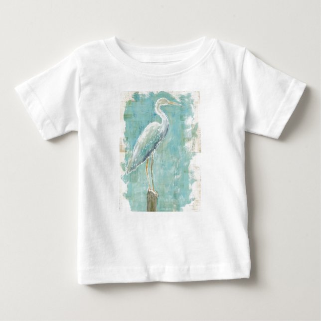 T-shirt Pour Bébé Héron tropical des oiseaux | toujours (Devant)