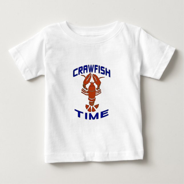 T-shirt Pour Bébé Heure de l'écrevisse vintage (Devant)