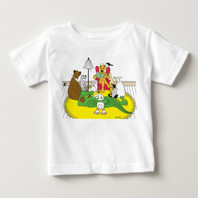 T-shirt Pour Bébé Heure de l'histoire (Devant)