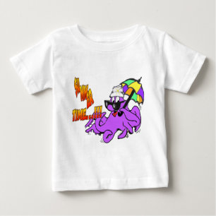 T-shirt Pour Bébé Heure d'été Octopus Toddler Ruffle Tee