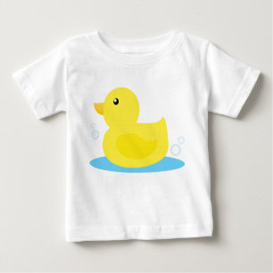 T-shirt Pour Bébé Heure du bain Canard jaune