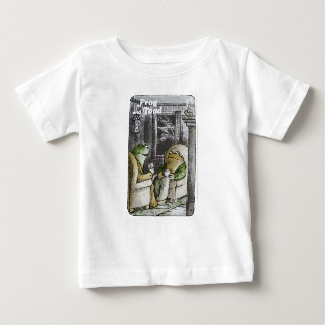 T-shirt Pour Bébé Heure du thé de grenouille et de crapaud (Devant)