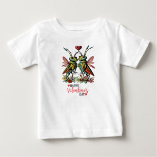 T-shirt Pour Bébé Heureuse Sainte-Valentin