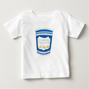 T-shirt Pour Bébé Heureux de vous servir Blue Greek Diner Coffee Cup