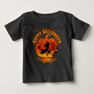 T-SHIRT POUR BÉBÉ HEUREUX HALLOWEEN WITCH HOMMES FEMMES ENFANTS COST