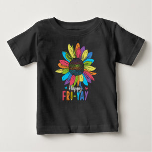 T-shirt Pour Bébé Heureux Vendredi Vendredi Vendredi Amoureux Profes
