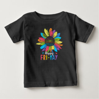 T-shirt Pour Bébé Heureux Vendredi Vendredi Vendredi Amoureux Profes