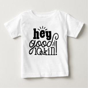 T-shirt Pour Bébé Hey Good Loin Typographie Citation Art Design
