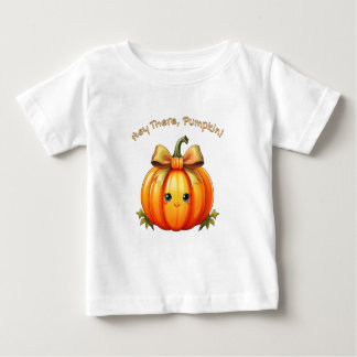 T-shirt Pour Bébé Hey There, Pumpkin – Cute Baby Pumpkin Design