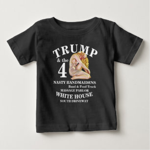 T-SHIRT POUR BÉBÉ HG TRUMP TRUMPES TRAIN MAGA PARTI DÉMOCRATE TEE