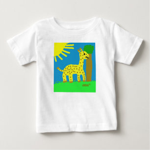T-shirt Pour Bébé HI54ECO Safari amis Girard Giraffe garçon