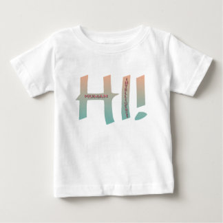 T-shirt Pour Bébé hi! Human intelligence