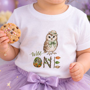 T-shirt Pour Bébé Hibou Chemise de bébé pour premier anniversaire aq