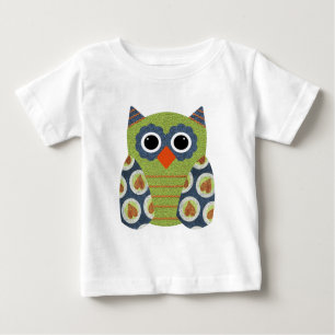 T-shirt Pour Bébé Hibou Lévi de concepteur