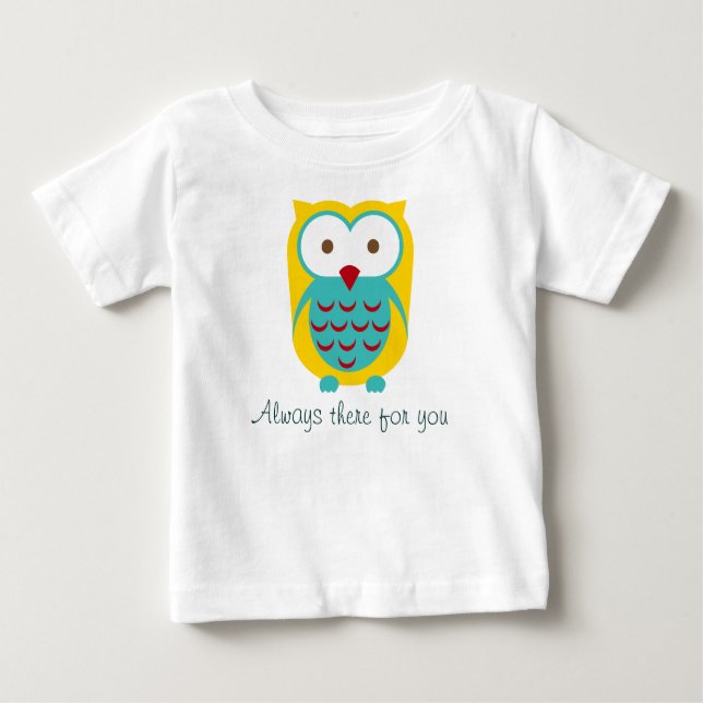 T-shirt Pour Bébé Hibou regarder des vêtements inspirants Baby Onsie (Devant)