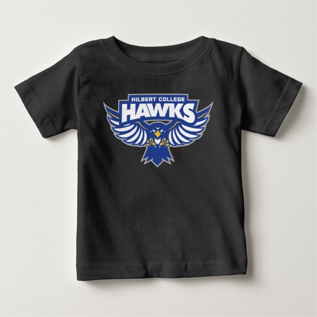 T-shirt Pour Bébé Hilbert College Hawks (Devant)