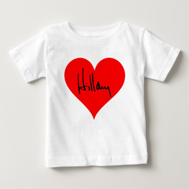 T-shirt Pour Bébé "Hillary " (Devant)