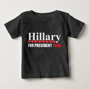 T-shirt Pour Bébé Hillary Clinton pour le président