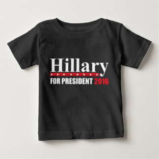 T-shirt Pour Bébé Hillary Clinton pour le président