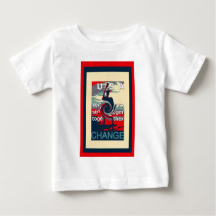 T-shirt Pour Bébé Hillary USA nous sommes plus forts ensemble