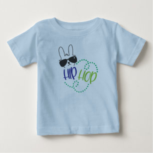T-shirt Pour Bébé Hip-Hop Lapin de Pâques