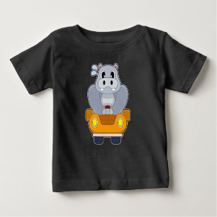 T-shirt Pour Bébé Hippo