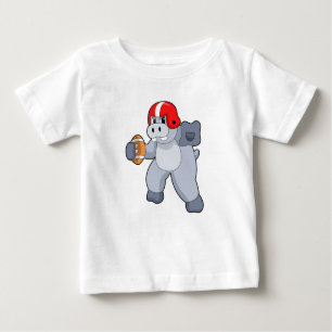 T-shirt Pour Bébé Hippo à Football Sports