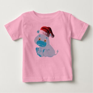 T-shirt Pour Bébé Hippo bébé de Noël