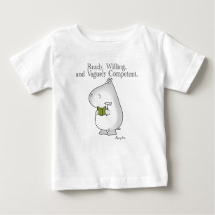 T-shirt Pour Bébé Hippo vaguement compétent par Sandra Boynton