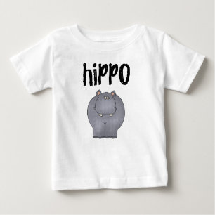 T-shirt Pour Bébé Hippopotame