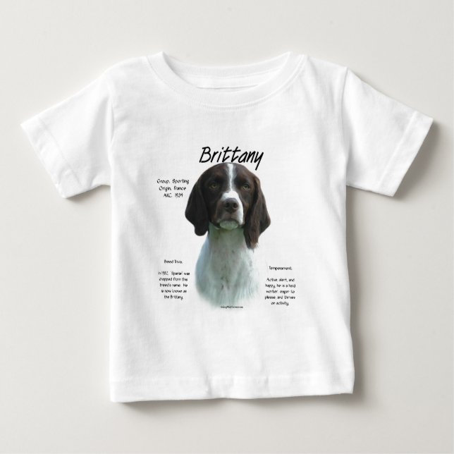 T-shirt Pour Bébé Histoire de l'Espagne (Devant)