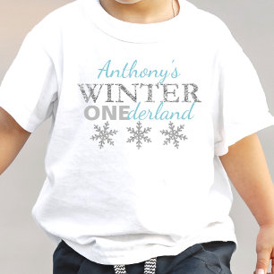 T-shirt Pour Bébé Hiver ONE derland 1er anniversaire