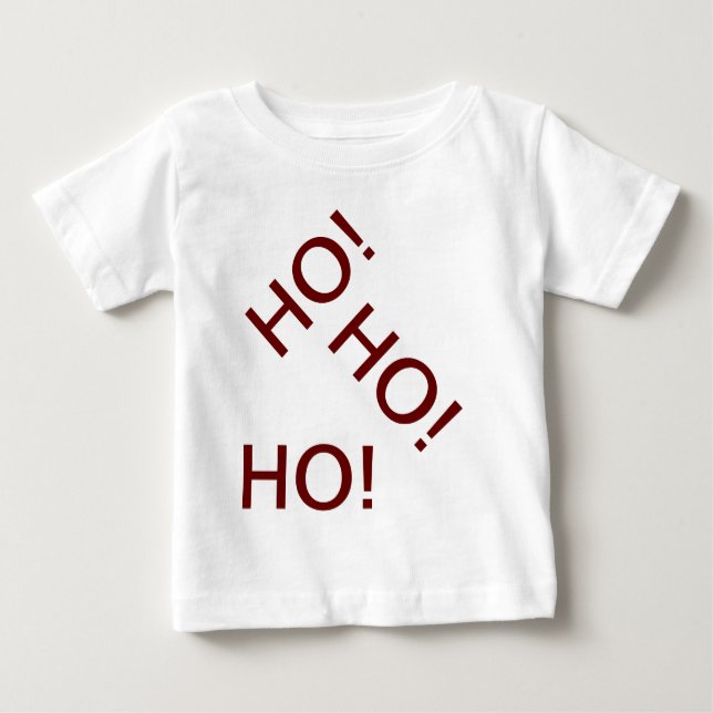 T-SHIRT POUR BÉBÉ HO HO (Devant)