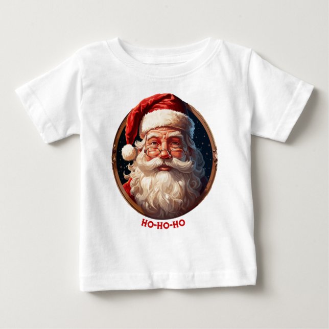 T-shirt Pour Bébé Ho Ho Happy (Devant)