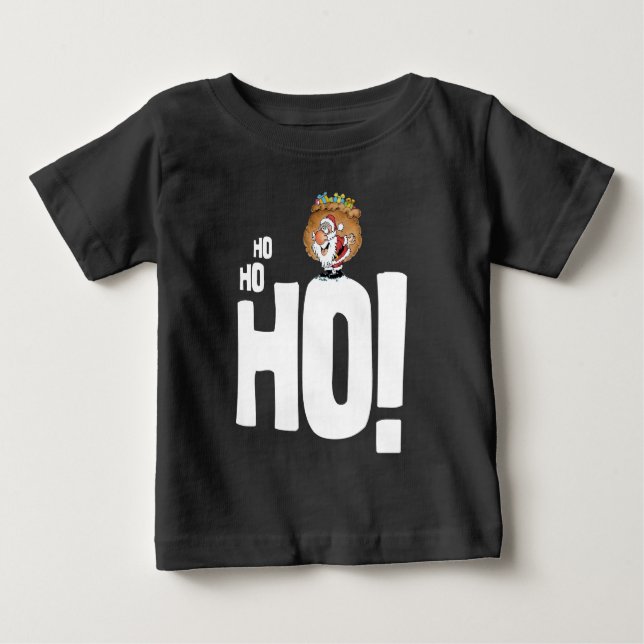 T-shirt Pour Bébé Ho Ho Ho ! (Devant)