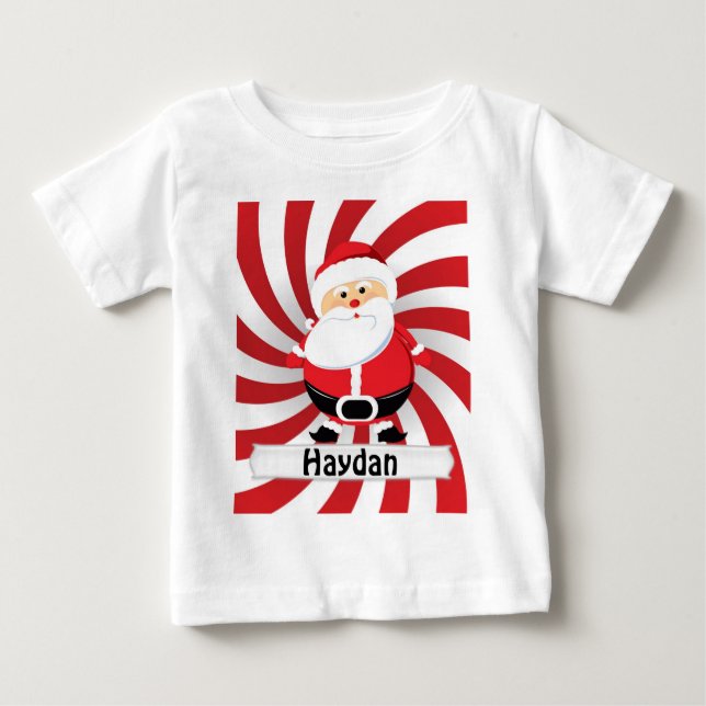 T-SHIRT POUR BÉBÉ HO HO HO (Devant)