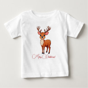 T-shirt Pour Bébé Ho-Ho-Ho ! C'est un enfant renne !