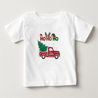 T-shirt Pour Bébé Ho-Ho-Ho Elegant Soft Merry Christmas Party