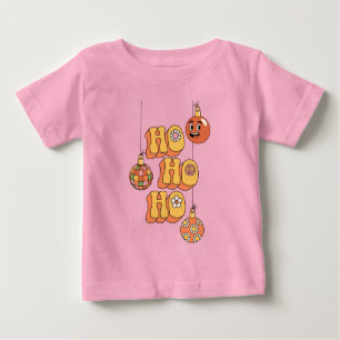 T-shirt Pour Bébé Ho Ho Ho - Super fête de Noël