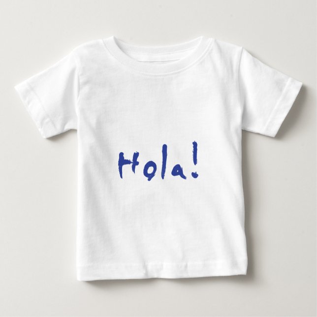 T-shirt Pour Bébé Hola (Devant)