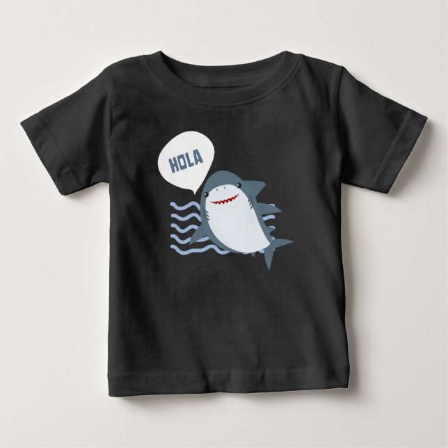 T-shirt Pour Bébé Hola (Devant)