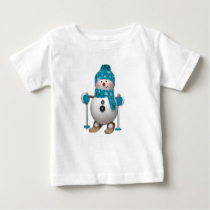 T-shirt Pour Bébé Holiday Snowman